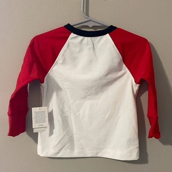 NWT - Baby GAP Swim Shirt - Red, Navy & White - Size: 12-18 MOS - Picture 2 of 2